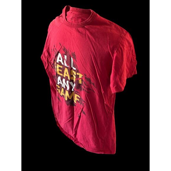 Place T-Shirt‎ Youth Size XL 14 Red “Any Beast Any Game” - Picture 4 of 6
